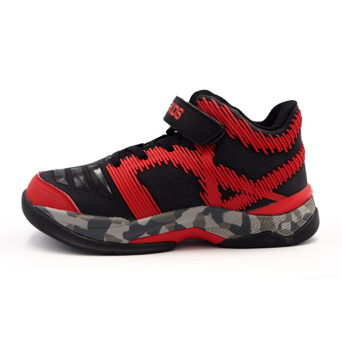 Cushion Training Shoes Athletic Shoes Anti-Slip Cushioning Synthetic For Man - Boys - Running ShoeB - KD5047Black Red - Image 5