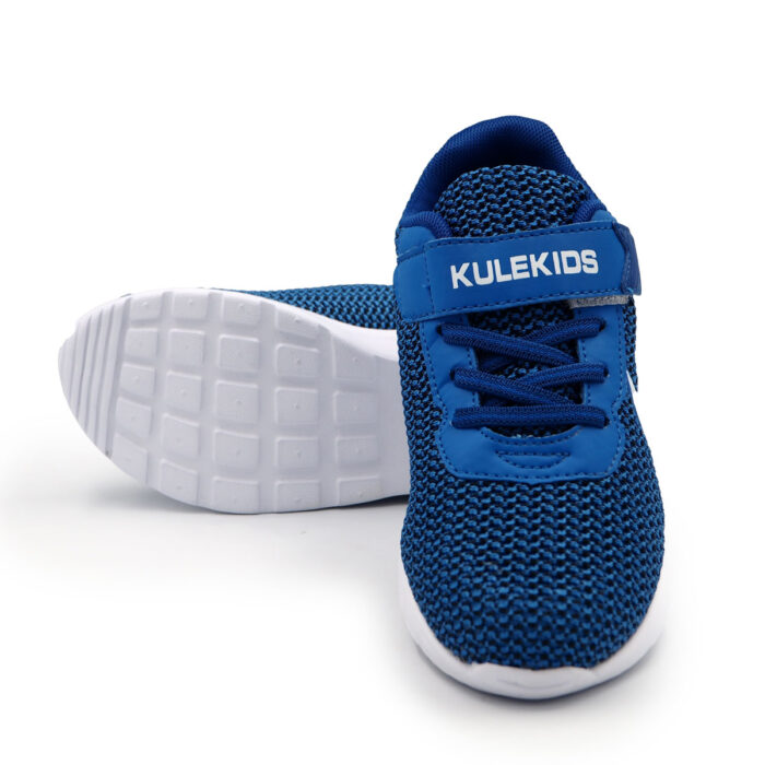 Kule Kids Boys Rubber Shoes School Sneakers Girl Korean Style Murah Kasut Kanak-Kanak Lelaki Children Sneakers B- kz3558 BLUE - Image 5