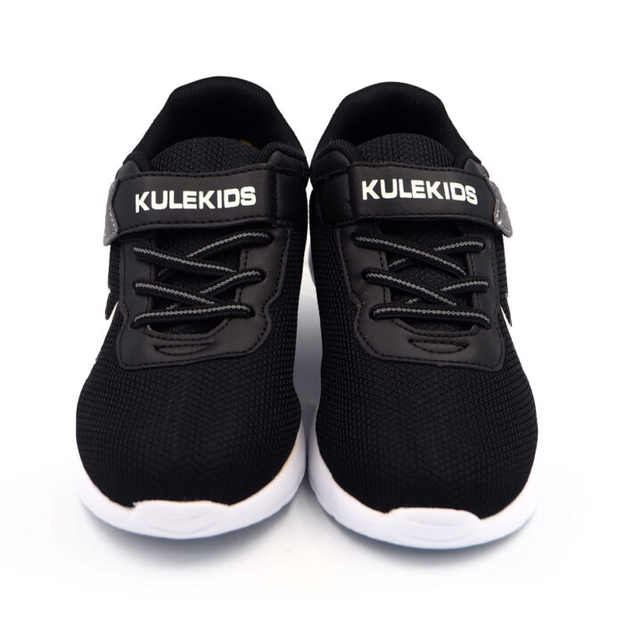 Kule Kids Boys Rubber Shoes School Sneakers Girl Korean Style Murah Kasut Kanak-Kanak Lelaki Children Sneakers kz3558 BLACK - Image 2
