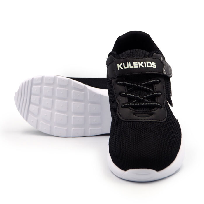 Kule Kids Boys Rubber Shoes School Sneakers Girl Korean Style Murah Kasut Kanak-Kanak Lelaki Children Sneakers kz3558 BLACK - Image 5