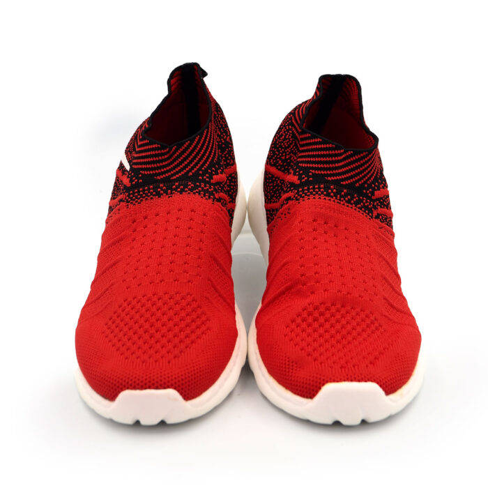 Kule Kids Running Shoes For Man & Lelaki Red Black Casual Shoes Walking Gym Jogging, Unisex KasutB - kz3142 Red Black - Image 2