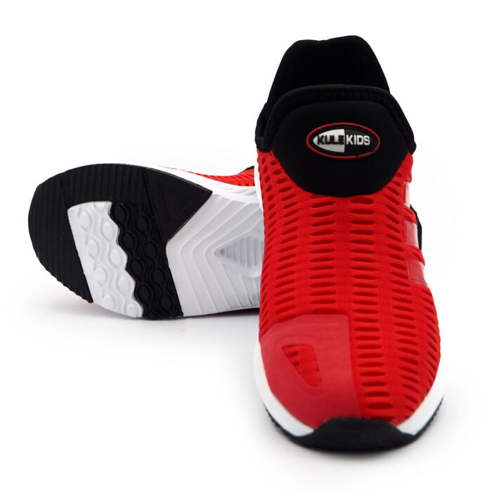 KULEKIDS Boys & Girls Red Black Shoes, Running Casula Light Weight Summer Kasut.(kz3160 - Red) - Image 5
