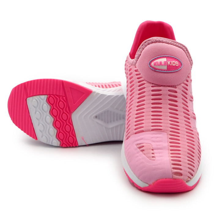 Kulelkids Pink Sneakers for Girls Running Casula Light Weight Summer Kasut Children (KZ3160 PINK) - Image 5