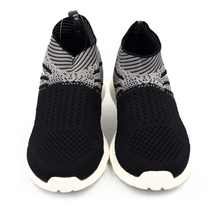 KULEKIDS Slip On Sneakers Boys & Girls Fabric Mesh Shoes, Kasut Young Slip On Shoe ( kz3142-black) - Image 2