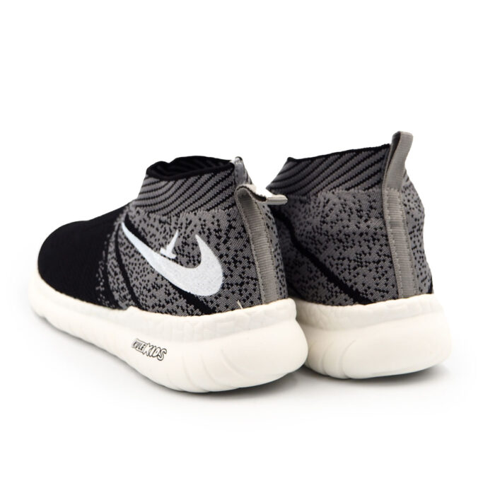 KULEKIDS Slip On Sneakers Boys & Girls Fabric Mesh Shoes, Kasut Young Slip On Shoe ( kz3142-black) - Image 4