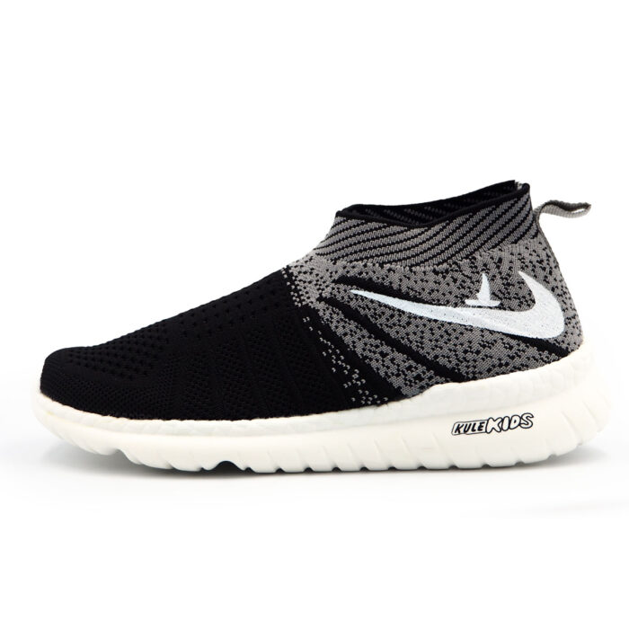 KULEKIDS Slip On Sneakers Boys & Girls Fabric Mesh Shoes, Kasut Young Slip On Shoe ( kz3142-black) - Image 6