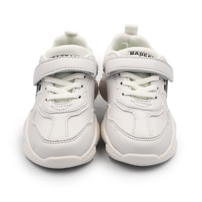 Babear: Casul Shoe For Children Clean Lines & Comfort in White Casual Shoes (Sizes 26-30 EUR)(B- 1093536 white) - Image 2