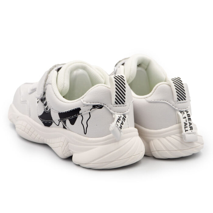 Babear: Casul Shoe For Children Clean Lines & Comfort in White Casual Shoes (Sizes 26-30 EUR)(B- 1093536 white) - Image 4