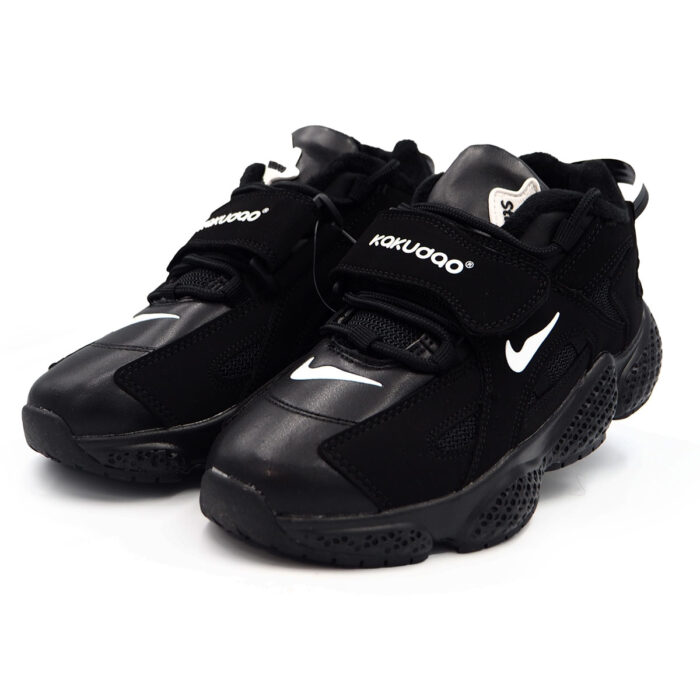 Kakudao Durable Black Sneakers for Running - Hiking Shoes For Man - Kasut Lelaki B - k6615 black