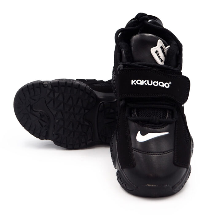 Kakudao Durable Black Sneakers for Running - Hiking Shoes For Man - Kasut Lelaki B - k6615 black - Image 5