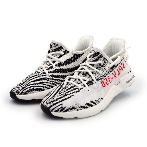 New Bannuao Men's White Kasut Fashion Walk in Sport Running Flat Shoe for Boys B- wl661-04
