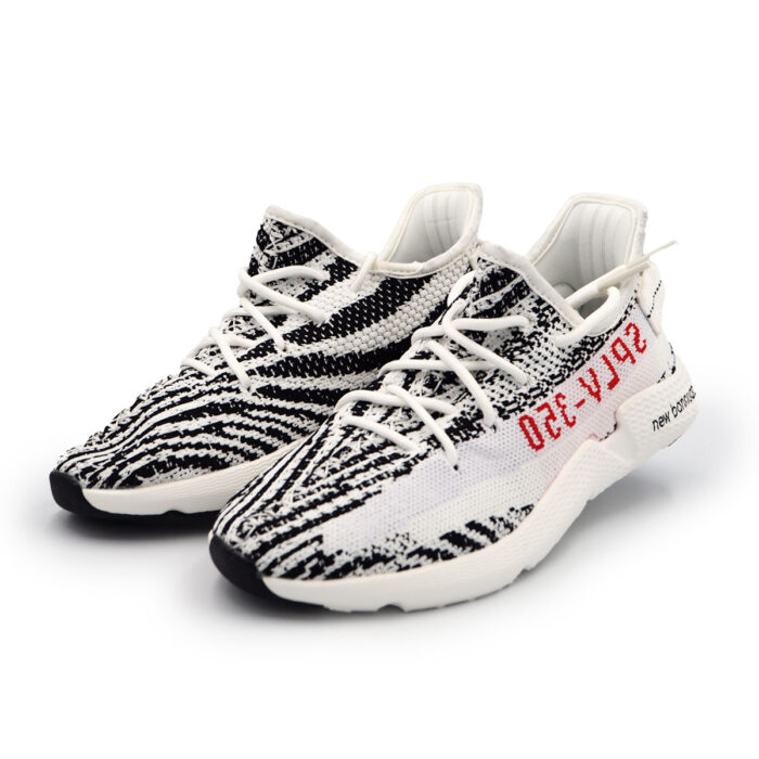 New Bannuao Men's White Kasut Fashion Walk in Sport Running Flat Shoe for Boys B- wl661-04