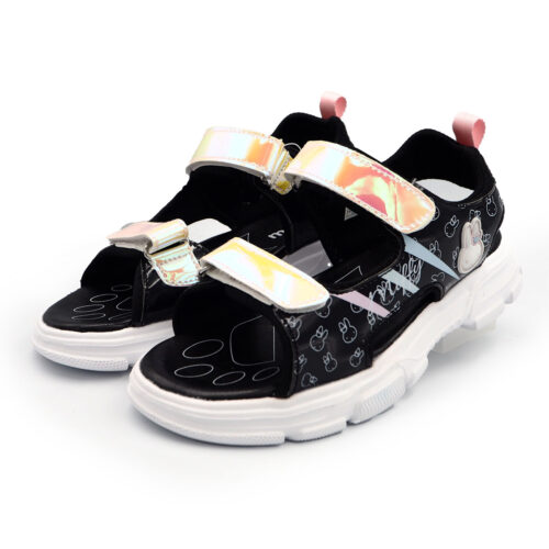 Miffy Women's Sports Sandals Summer Outer Wear Soft Bottom Wild Velcro Lightweight Student Women's Casual ShoesB- 12517