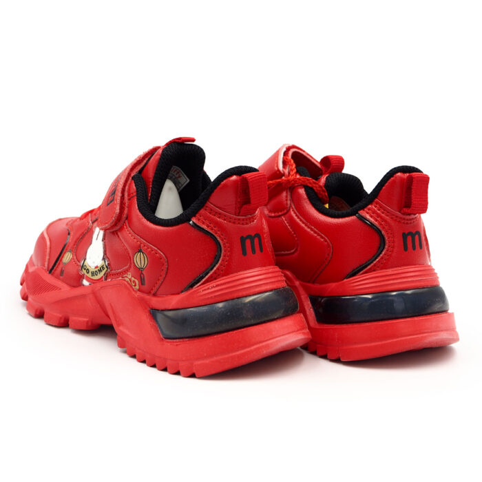 Miffy Rabit Children's Casual Red PU Leather Light Comfortable Tennis Shoes (B- 61726 - Red) - Image 4