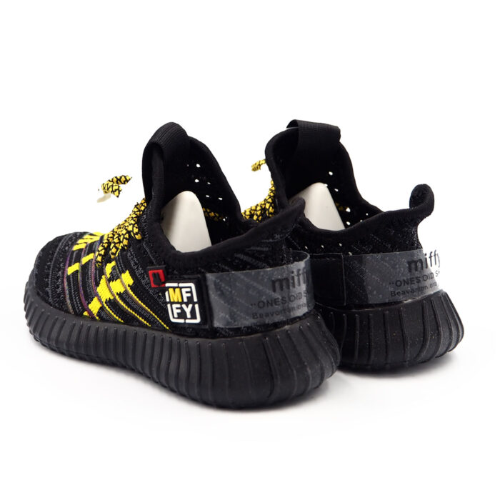 Miffy  Boys Girls Trainers Kids Sneakers Athletic Casual Running Shoes Child Sports Walking Shoes Fashion Comfortable B- 62136 - Black Yellow - Image 4