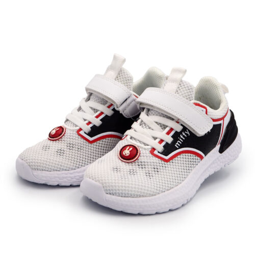 Miffy Boys Shoes Running Trainer Kids Low Cut Shout Out Sneakers White School - Kasut B- 62266 white