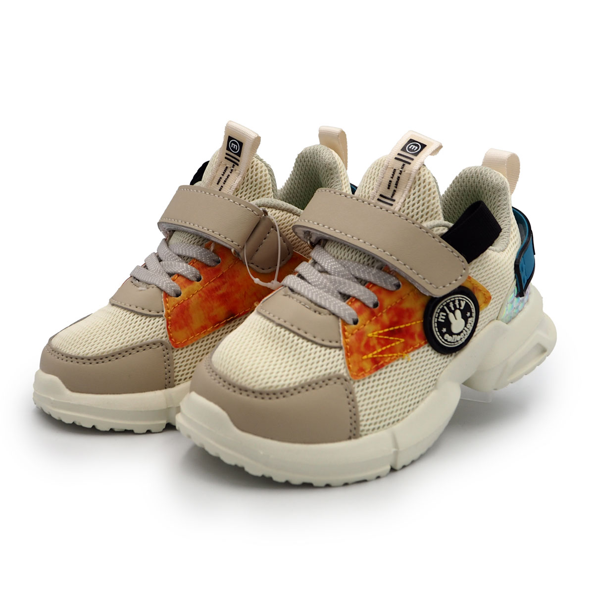 Miffy Children Boys & Girls Festival Shoes, Breathable Light Weight - Sneaker Kastu Anak B- 61286 biege