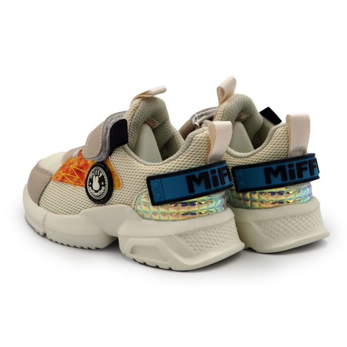 Miffy Girls Chidlren Fashion Sneakers with A Mesh and PU Upper with Glitter Accents, EVA Outsole, Lace-Up ClosureB- 61286 - Image 4