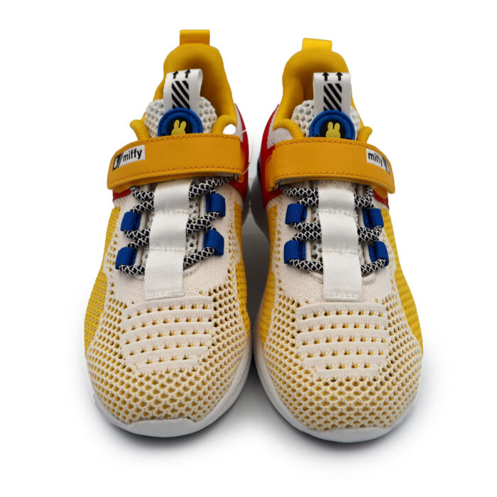 Miffy Yellow Mesh Slip-On Sneakers for Girls Breathable Hoes with Strap for Children B - 62617 Yellow - Image 2
