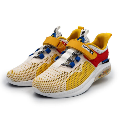 Miffy Yellow Mesh Slip-On Sneakers for Girls Breathable Hoes with Strap for Children B - 62617 Yellow