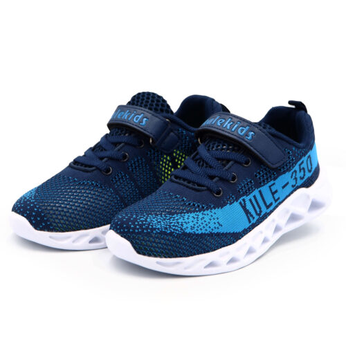 KuleKids Shoes For Boys - Girls - Women Size from 31 - 37, Casual Sneaker for Unisex (B- KZ3238 - Blue)