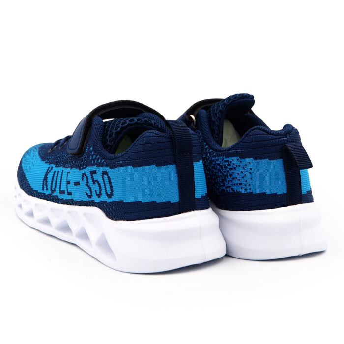 KuleKids Shoes For Boys - Girls - Women Size from 31 - 37, Casual Sneaker for Unisex (B- KZ3238 - Blue) - Image 4