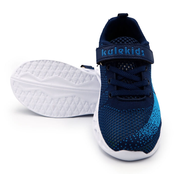 KuleKids Shoes For Boys - Girls - Women Size from 31 - 37, Casual Sneaker for Unisex (B- KZ3238 - Blue) - Image 5