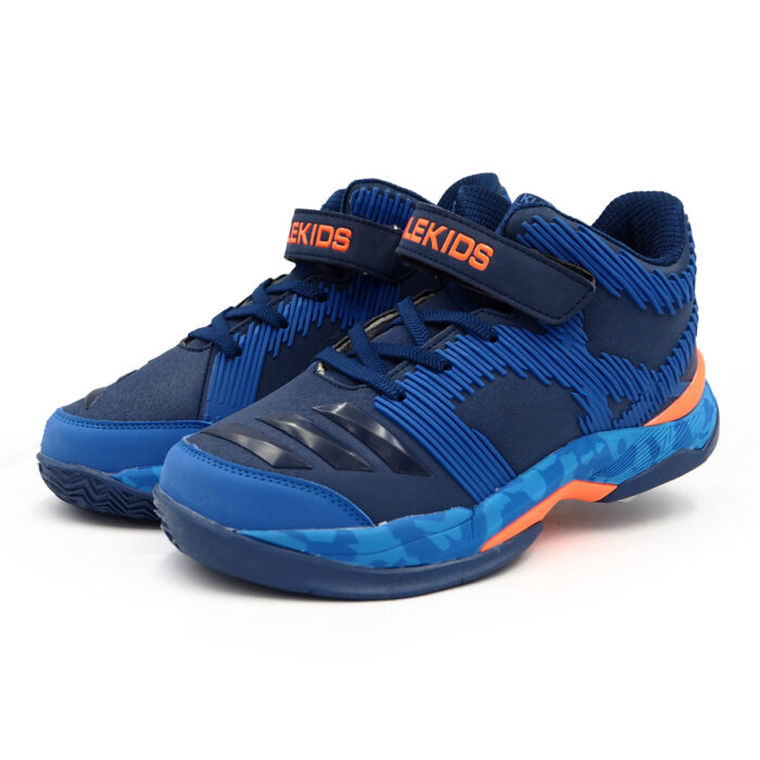 Kule Kids Cushion Training Shoes Athletic Shoes Anti-Slip Cushioning Synthetic For Man - Boys - Running Shoe Blue (B - KD5047 Blue)