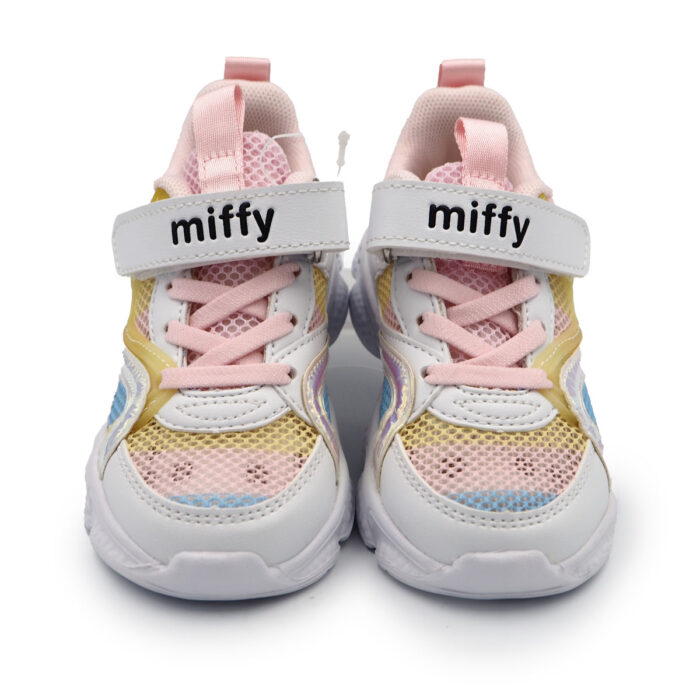 Miffy Eye-Catching Miffy Shoes for Boys or Girls Multicolor Sneakers for Kids (B- 12066-pink Mesh) - Image 2