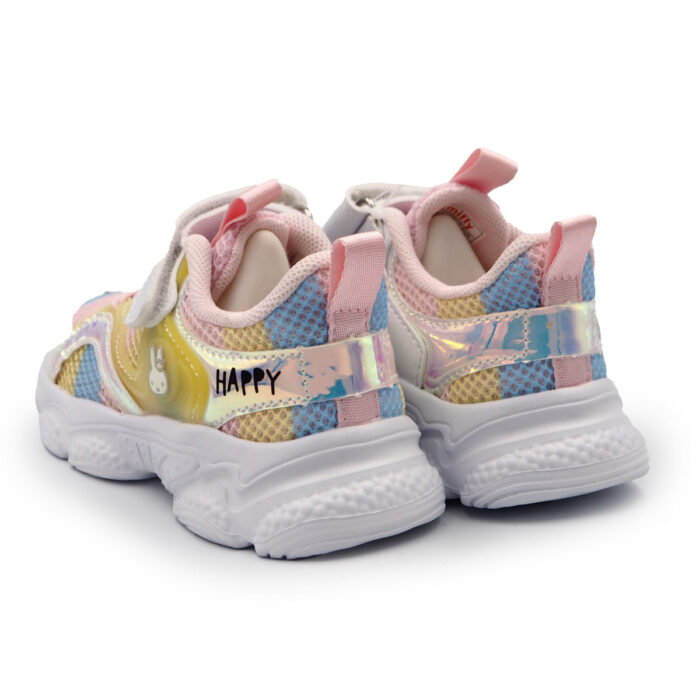 Miffy Eye-Catching Miffy Shoes for Boys or Girls Multicolor Sneakers for Kids (B- 12066-pink Mesh) - Image 4