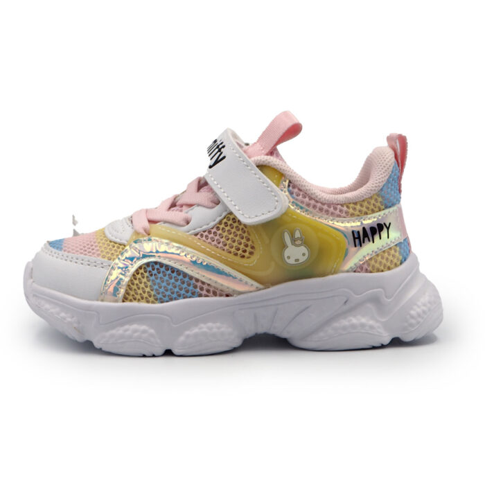 Miffy Eye-Catching Miffy Shoes for Boys or Girls Multicolor Sneakers for Kids (B- 12066-pink Mesh) - Image 6