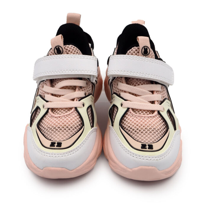 Pink Sneakers for Girls (Easy On/Off) Pink Color School Girls Shoes - Kasut Anak-Anak(B - 62256-Pink) - Image 2