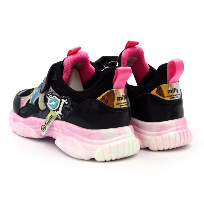 Miffy Fashion Running Shoes for Kids Girls Pink black Mesh Breathable Sneakers Sport Kasut  B - 61667 - Image 4