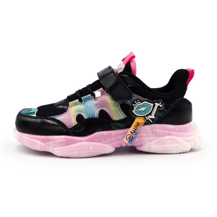 Miffy Fashion Running Shoes for Kids Girls Pink black Mesh Breathable Sneakers Sport Kasut  B - 61667 - Image 6