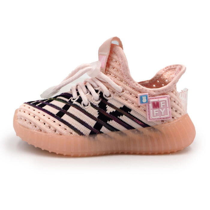 Miffy Eye-Catching Pink Sneakers for Boys or Girls with Lights Pink Light-Up Sneakers (B- 62136  Pink) - Image 6
