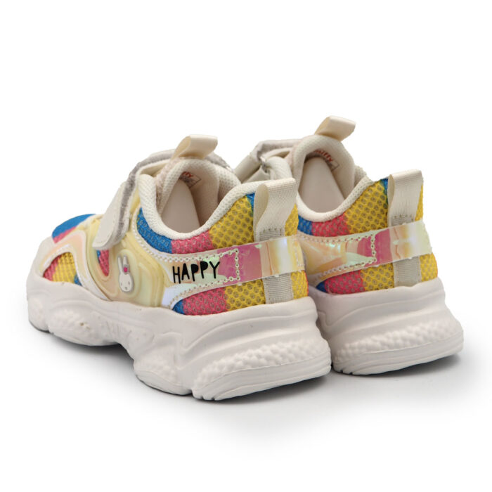 Miffy Eye-Catching Miffy Shoes for Boys or Girls Multicolor Sneakers for Kids (B- 12066-White  Mesh) - Image 4
