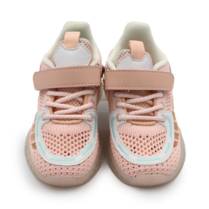 Miffy Pink Mesh Sports Sneakers for Kids (Ages 3-7) Girls & Boys, Schools Shoes for ChidrenB - 12196  Pink buckle - Image 2