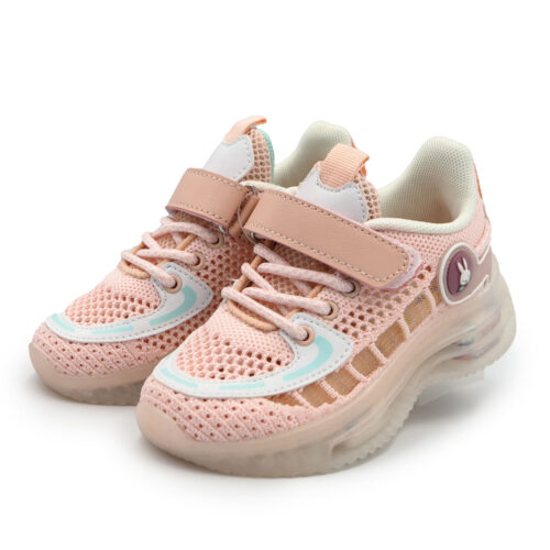 Miffy Pink Mesh Sports Sneakers for Kids (Ages 3-7) Girls & Boys, Schools Shoes for ChidrenB - 12196  Pink buckle