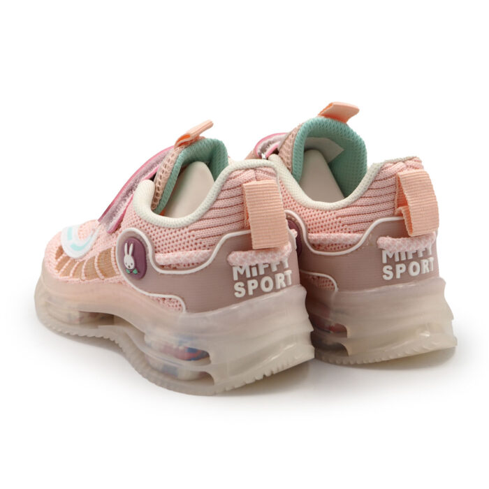 Miffy Pink Mesh Sports Sneakers for Kids (Ages 3-7) Girls & Boys, Schools Shoes for ChidrenB - 12196  Pink buckle - Image 4