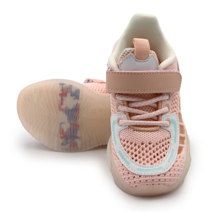 Miffy Pink Mesh Sports Sneakers for Kids (Ages 3-7) Girls & Boys, Schools Shoes for ChidrenB - 12196  Pink buckle - Image 5