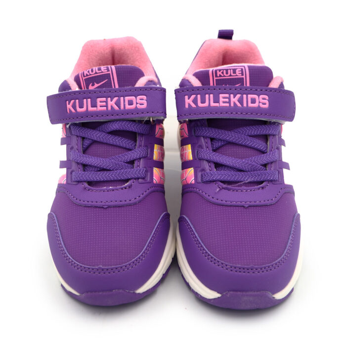 Kule Kids:Boys & Girls Casual Shoes Bold Style Meets Comfort in Black Plum (Sizes 26-31 EUR ) (B- Kx2079 - PURPLE) - Image 2