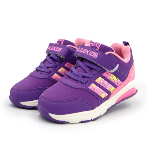 Kule Kids:Boys & Girls Casual Shoes Bold Style Meets Comfort in Black Plum (Sizes 26-31 EUR ) (B- Kx2079 - PURPLE)