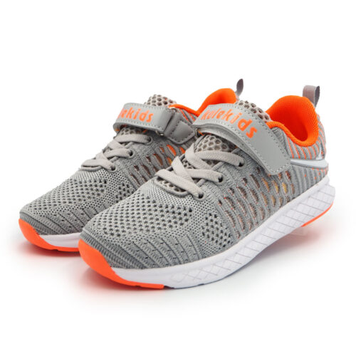 Kule Kids: Gray Running Sneaker Shoes for Man & Women, Gear Up for Adventure in Breathable Shoes (B- KZ3229 Gray)