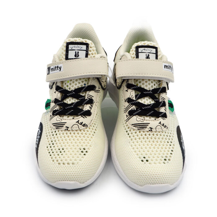 Miffy Gym Sneakers Sport Fitness Lace-Up Running For Man size 31 to 37 (B- 62487  White Mesh) - Image 2