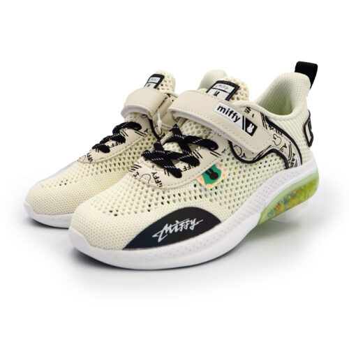 Miffy Gym Sneakers Sport Fitness Lace-Up Running For Man size 31 to 37 (B- 62487  White Mesh)