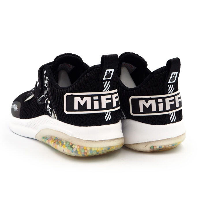 Miffy Gym Sneakers Sport Fitness Lace-Up Running For Man size 31 to 37 (B- 62487  Black Mesh) - Image 4