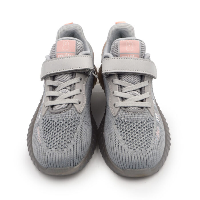 Boy's & Girl's Mesh Breathable Lightweight Shoes for Traveling Walk in Kastut Wanita LelakiB- 61657 Gray - Image 2