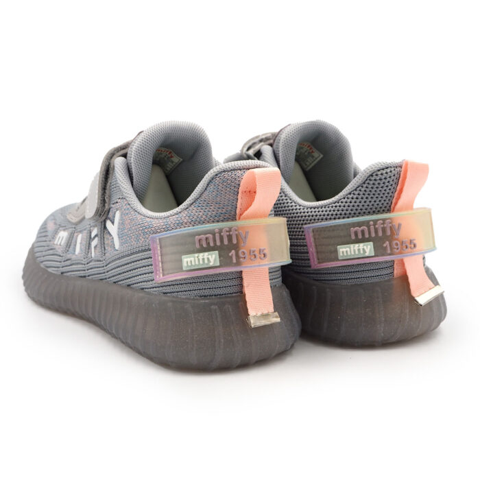Boy's & Girl's Mesh Breathable Lightweight Shoes for Traveling Walk in Kastut Wanita LelakiB- 61657 Gray - Image 4