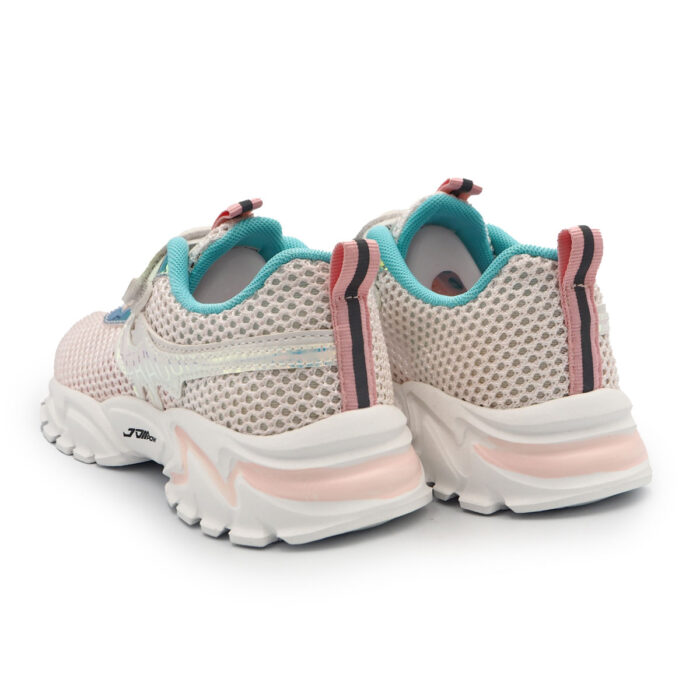 Pink Mesh Casual Shoes for Girls, Trendy Sneaker Kasut Wanita PerempuanB- 21221 Pink - Image 4