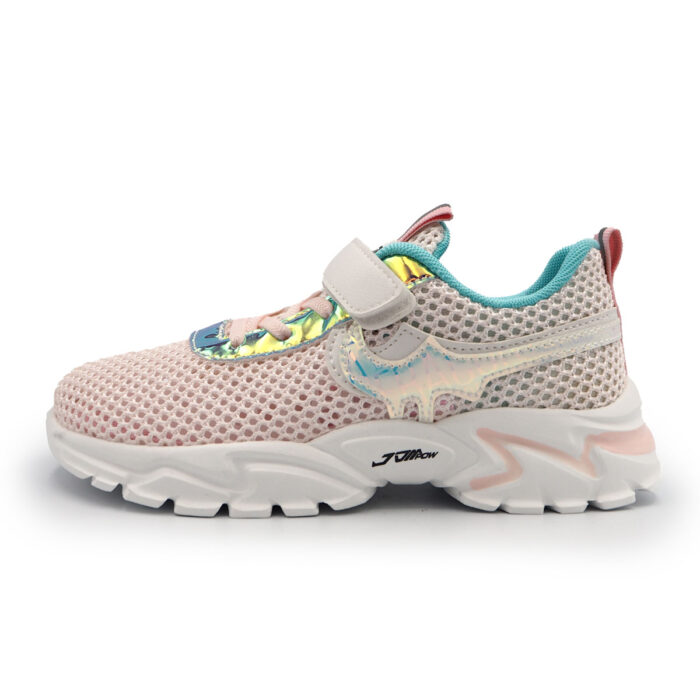 Pink Mesh Casual Shoes for Girls, Trendy Sneaker Kasut Wanita PerempuanB- 21221 Pink - Image 6